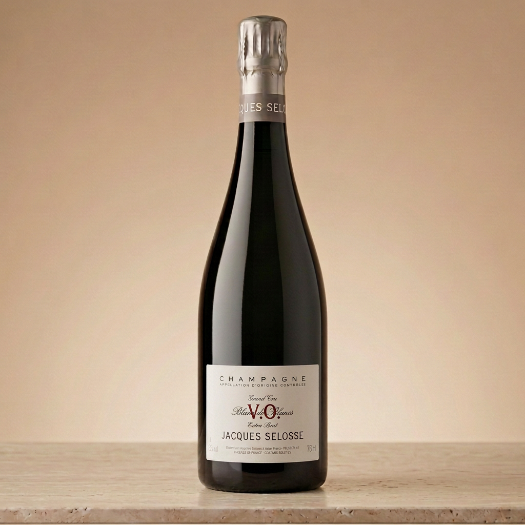 Jacques Selosse, V.O. Version Originale Blanc de Blancs Grand Cru Extra Brut Sans millésime, Champagne Grand Cru