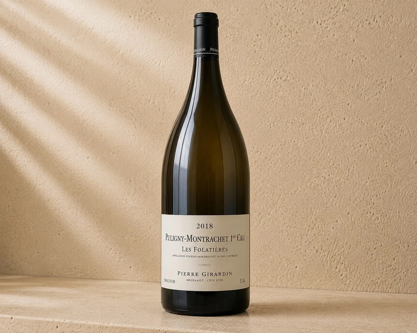 Pierre Girardin, Puligny-Montrachet 1er Cru « Les Folatières » Magnum 2018, Puligny-Montrachet 1er Cru « Les Folatières » Magnum