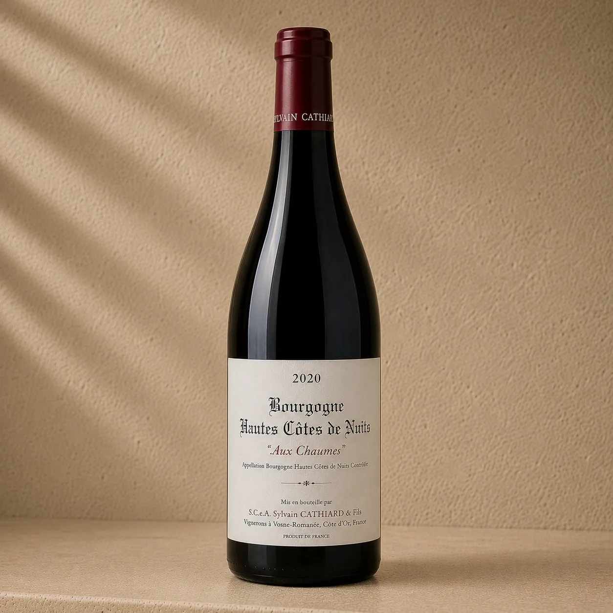 Sylvain Cathiard, Bourgogne Hautes Côtes de Nuits « Aux Chaumes » 2020, Bourgogne Hautes Côtes de Nuits « Aux Chaumes »