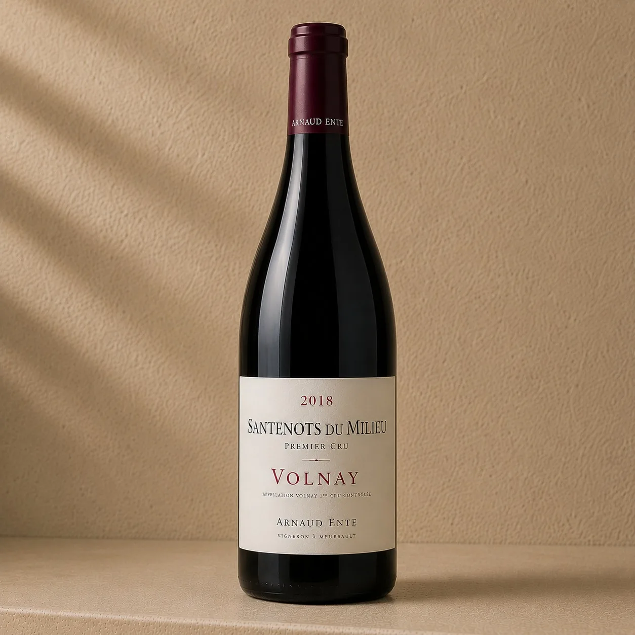 Domaine Arnaud Ente, Volnay 1er Cru « Santenots du Milieu » 2018, Volnay 1er Cru « Santenots du Milieu »