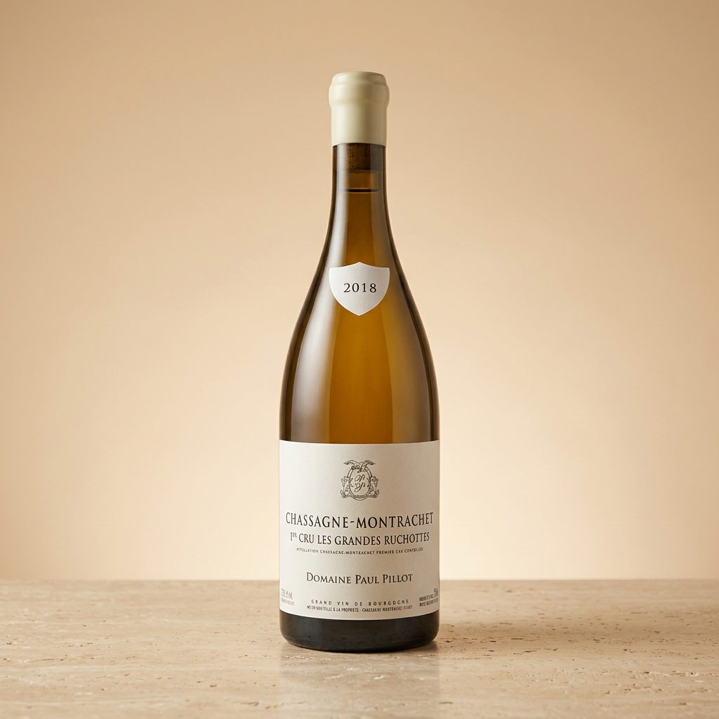 Domaine Paul Pillot Chassagne-Montrachet 1er Cru « Les Grandes Ruchottes » 2018 75cl